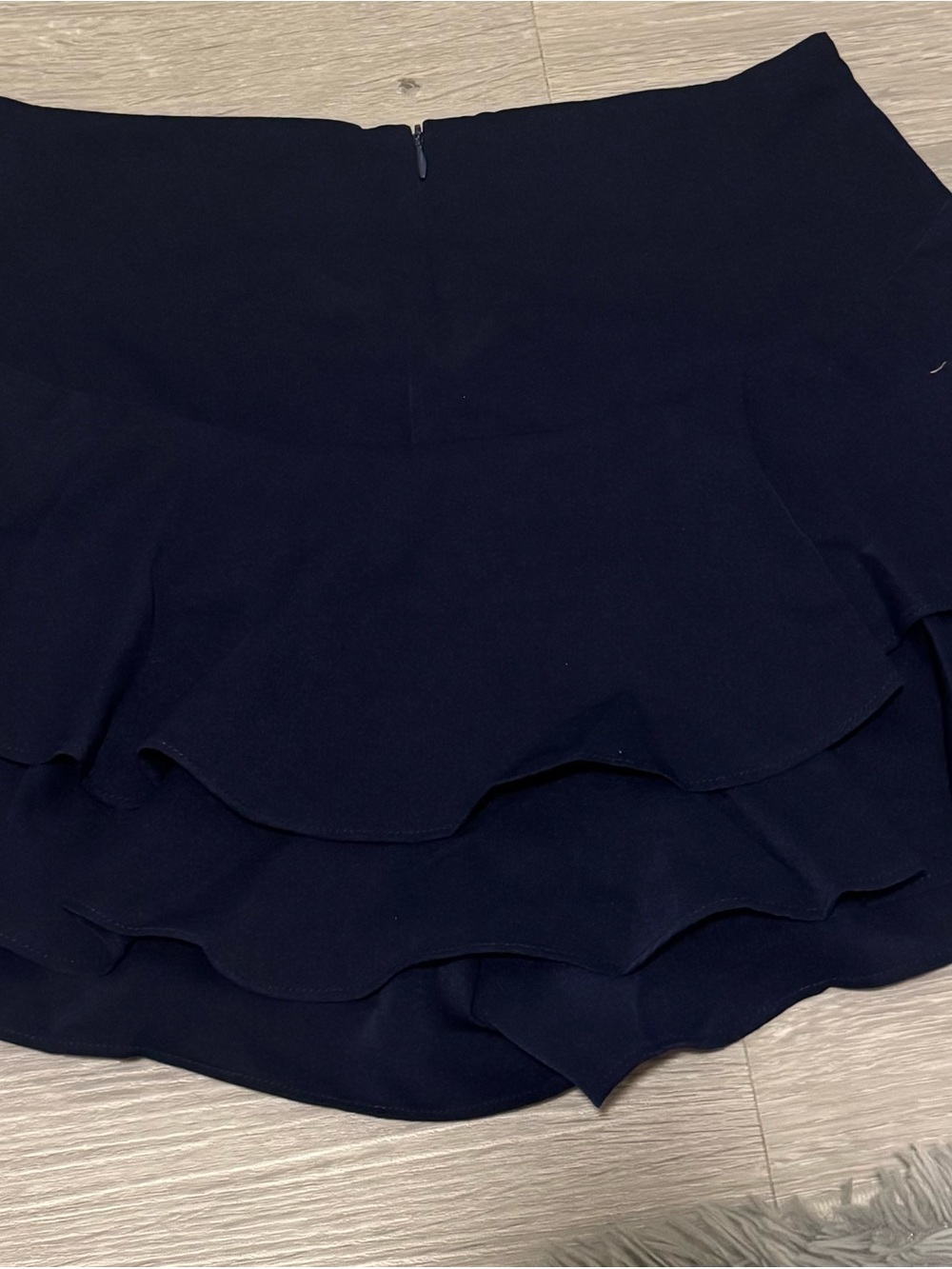 DAVI & DANI Navy Ruffle Skort - Picture 3 of 3